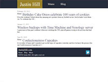 Tablet Screenshot of justinhill.com